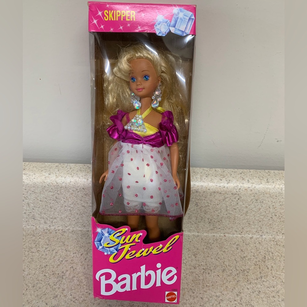 Sun Jewel Skipper Barbie Doll in Original Box